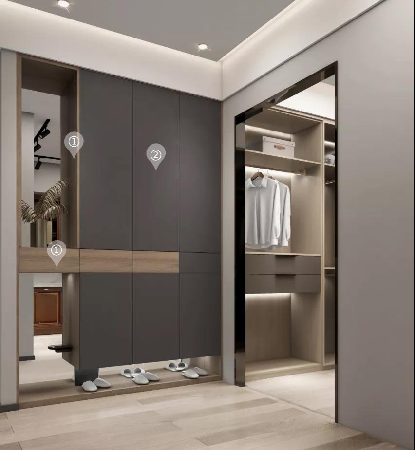 華洲木業(yè)︱陜西西安戰(zhàn)略合作商95㎡展廳空間設(shè)計(jì)案例(圖7) 華洲木業(yè)︱陜西西安戰(zhàn)略合作商95㎡展廳空間設(shè)計(jì)案例(圖7)