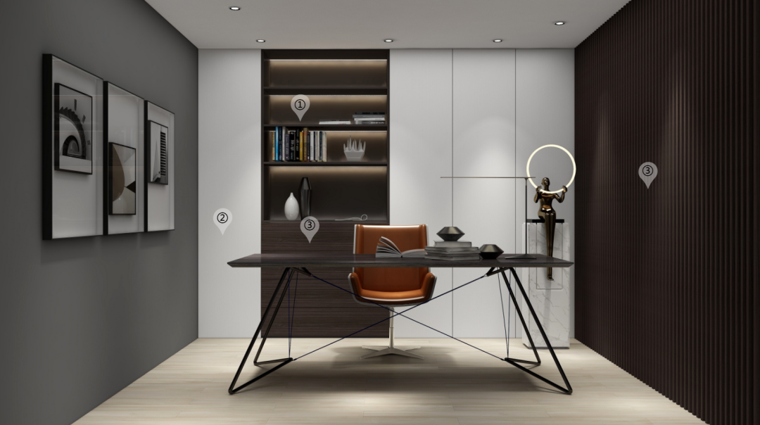 華洲木業(yè)︱江西萍鄉(xiāng)戰(zhàn)略合作商146㎡展廳空間設(shè)計(jì)案例(圖8) 華洲木業(yè)︱江西萍鄉(xiāng)戰(zhàn)略合作商146㎡展廳空間設(shè)計(jì)案例(圖8)